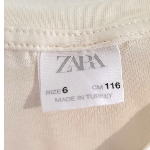 Zara Sequin Graphic Manhattan New York Long Sleeve Tee 6 *READ* - Picture 4 of 6